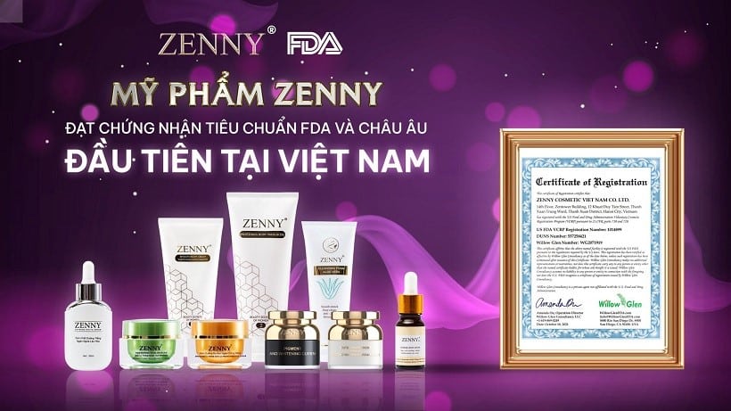 Bộ đôi kem Zenny được sản xuất và phân phối tại Việt Nam