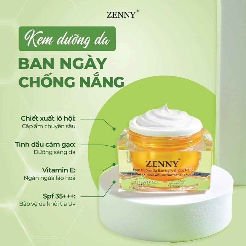 Lợi ích của việc sử dụng kem Zenny ban ngày